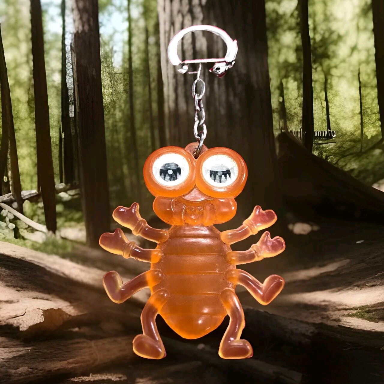 JELLY RUBBER “SPIDER” KEY RING
