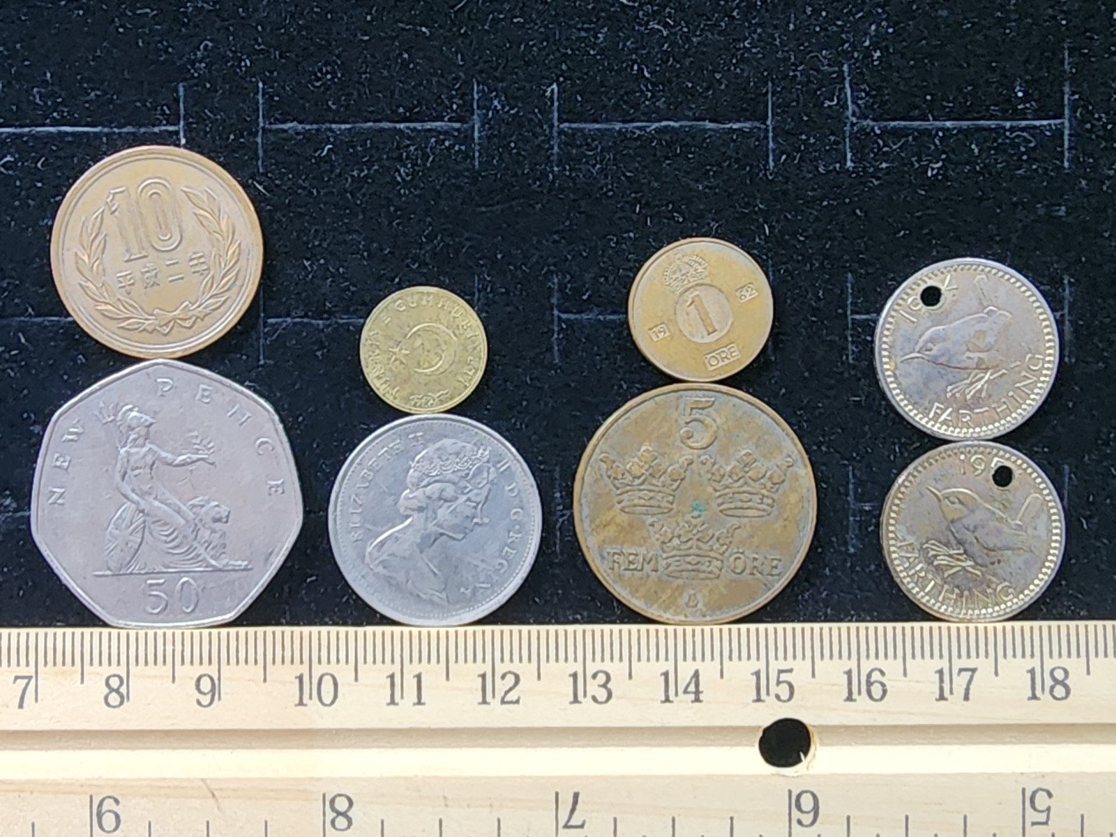 Vintage World Coin Lot Used Circulated Loose No Holders 