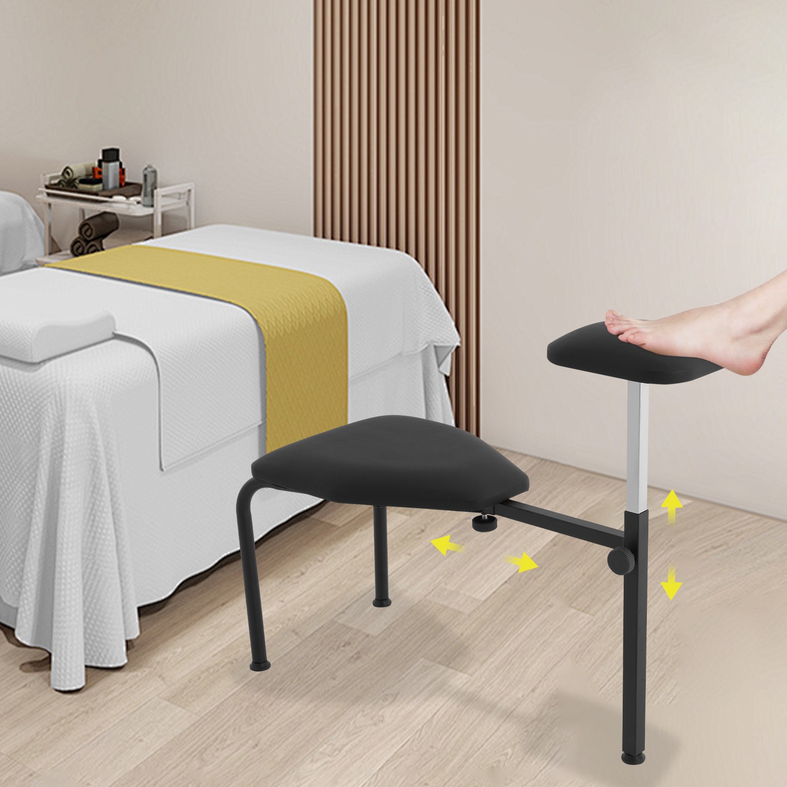 NEW Pedicure Manicure Chair Freestanding Footrest Tattoo Salon Beauty Nail Stool