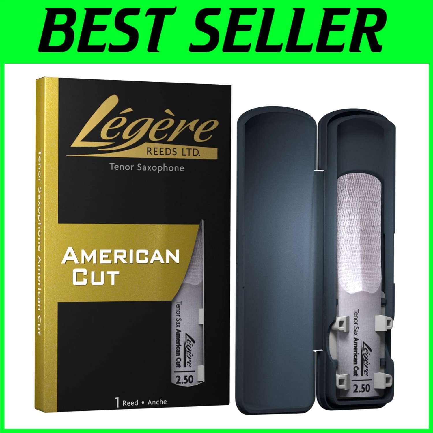 Légère Tenor Saxophone Reed - American Cut 2.50