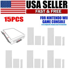 15PCS Replacement Memory Card Door Slot Cover Lids for Nintendo Wii Game Console
