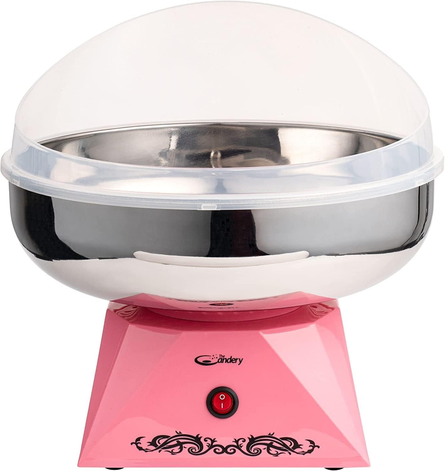 Cotton Candy Machine W/ Stainless Steel Bowl 2.0 Cotton Candy Maker 10 Cones 