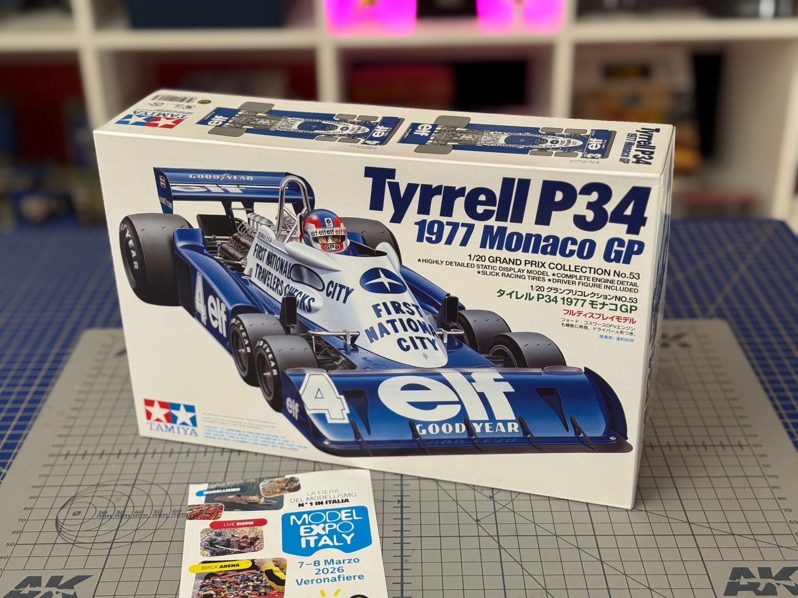 Tamiya Tyrrell P34 1977 Monaco GP 1:20 20053 - Modeling