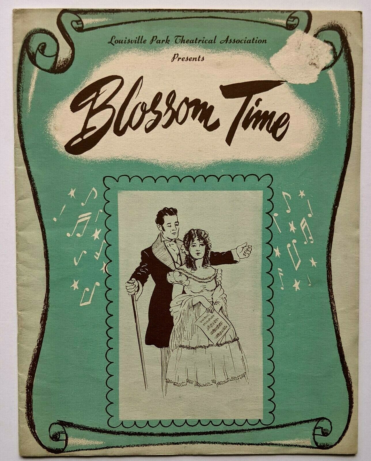 1949 Louisville Theatrical Blossom Time Musical Program Iroquois Amphitheatre KY