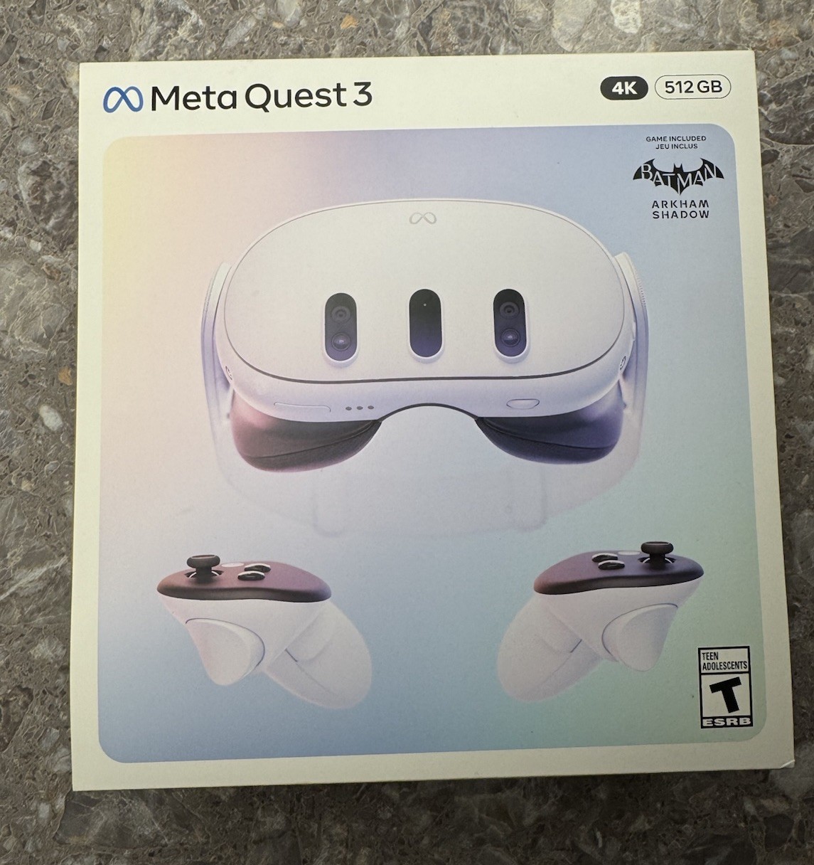 Meta Quest 3 512 GB W/Kiwi K4 Head Strap,Controllers, Link Cable, Carrying Case