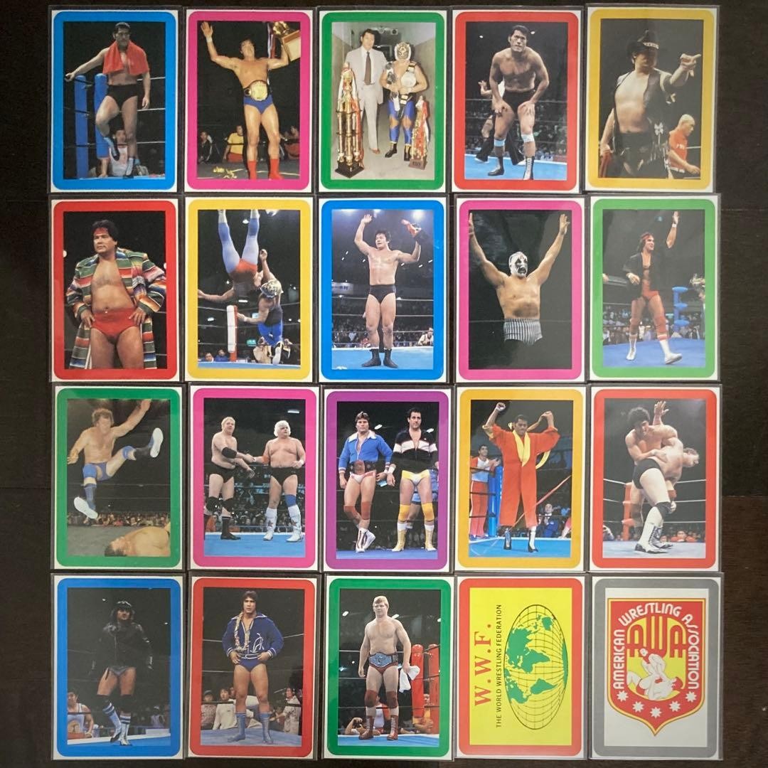 1982-83 BBM Pro Wrestling Cards WWE Monthly Pro Wrestling