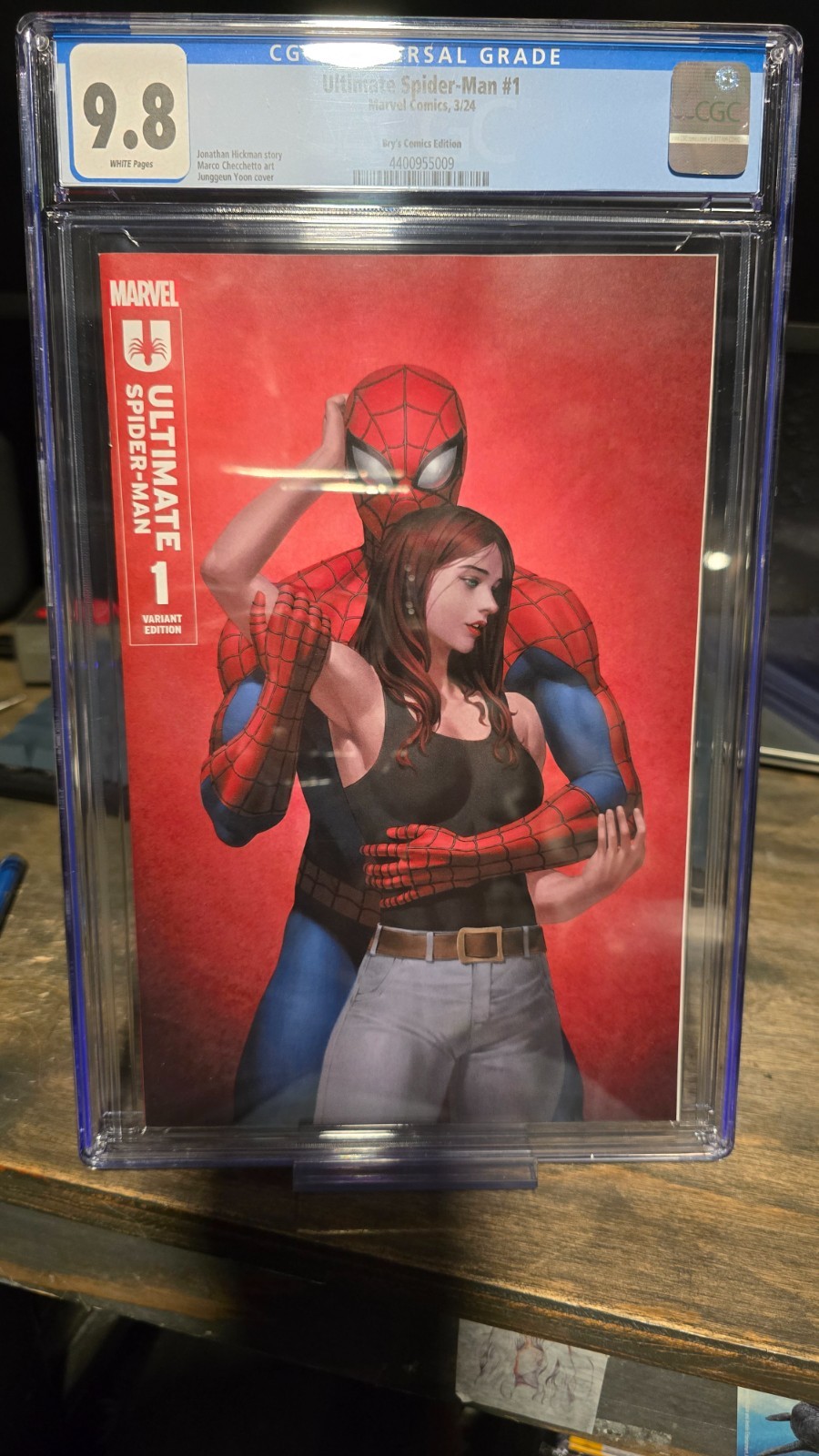 ULTIMATE SPIDER-MAN #1 (2024). CGC 9.8 NM/M Bry’s Comics YOON variant