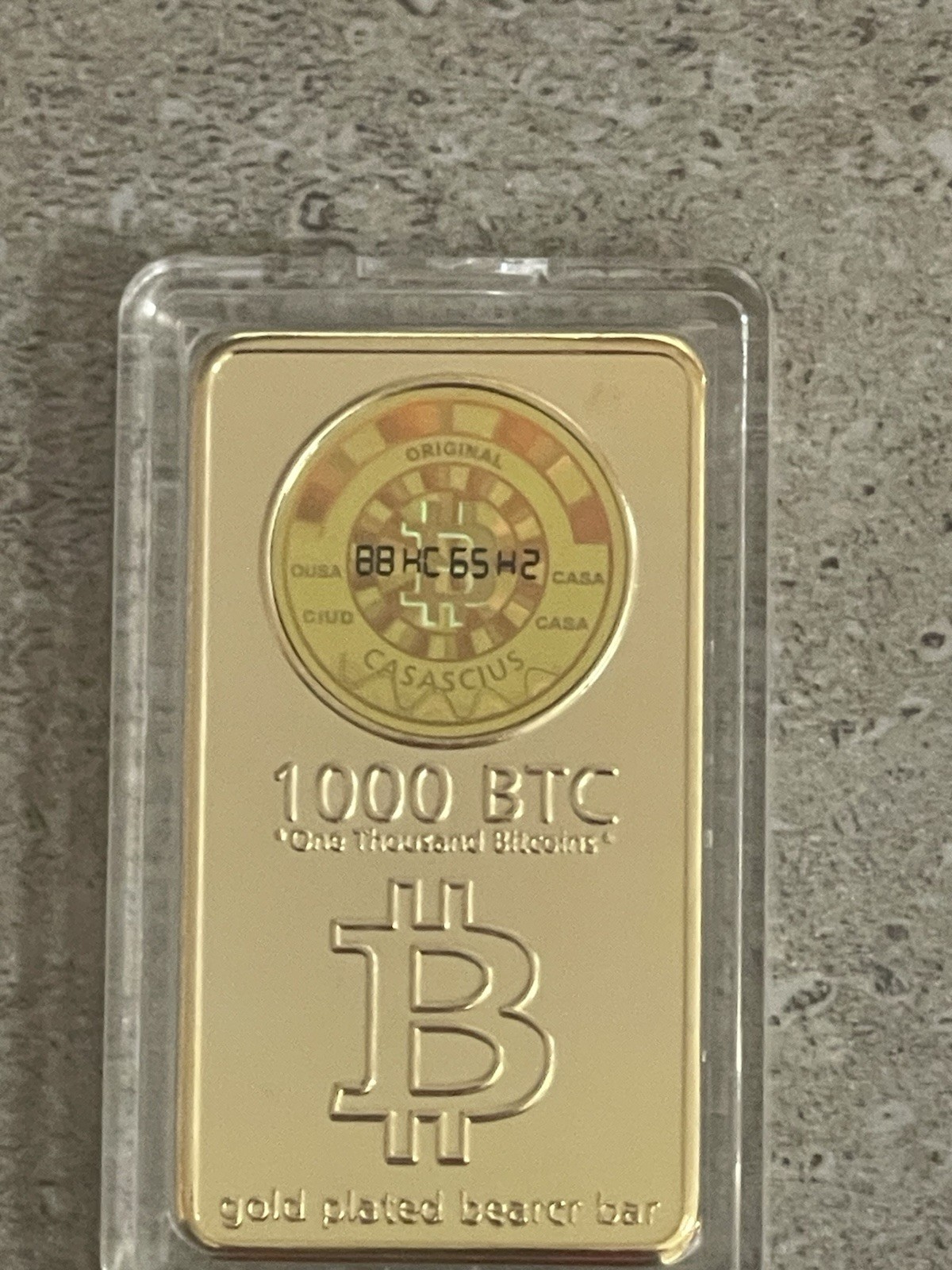 2025 Bitcoin Bit Bar Crypto BTC GP Bar Collector’s Edition
