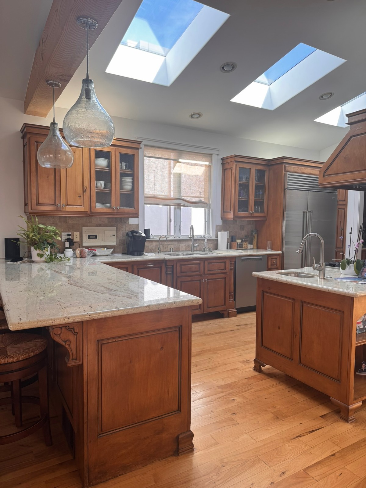 Salvaged Custom French Country Kitchen Cabinets