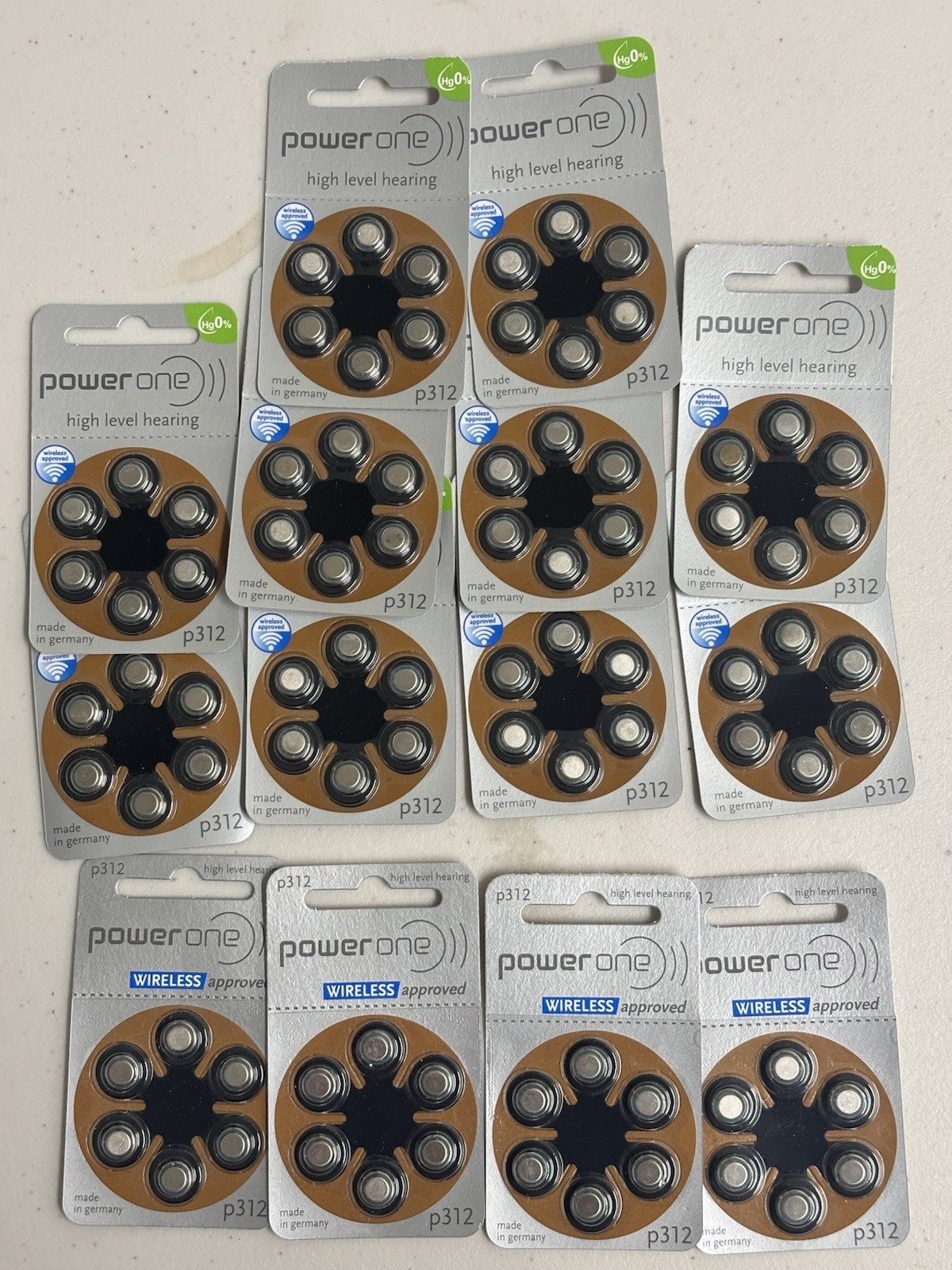 P312 Hearing Aid Batteries Expired 2022 2024 Wireless Approved 84 Batteries