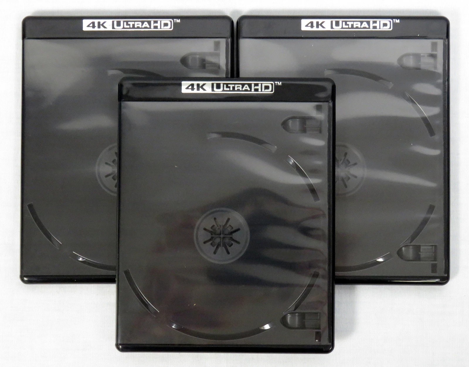 3 x Official Viva Elite 2-Disc 4K Ultra HD Premium Replacement Case Black - New