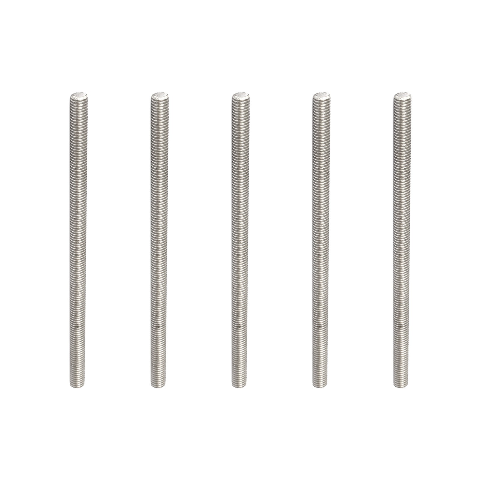 Fully Threaded Rod [for Clamps and U-Bolts] - M5x120mm /Silver/5Pack