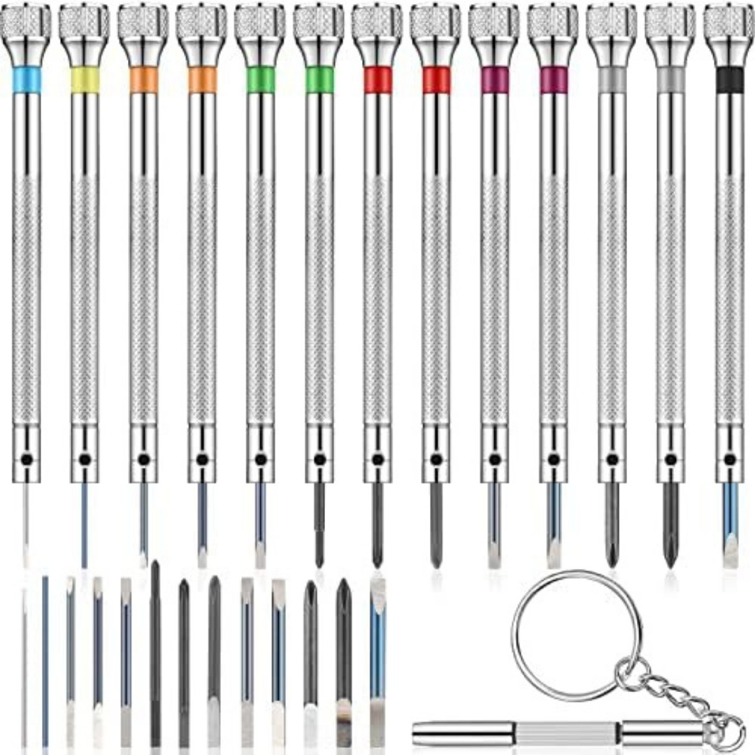 13 Pieces Jewelers Screwdriver Set Micro Precision Watchmaker Screwdriver Set 0.
