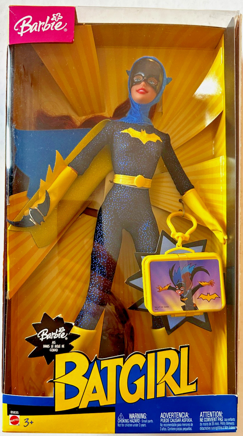 BAT GIRL BARBIE - Vintage 2003 Mattel Barbie Batgirl. New and Boxed