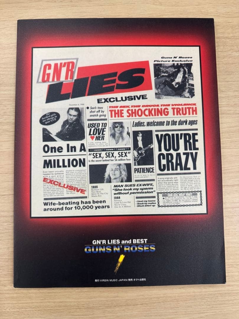 Guns N' Roses GN'R Rise & Best Band Score Used RRF