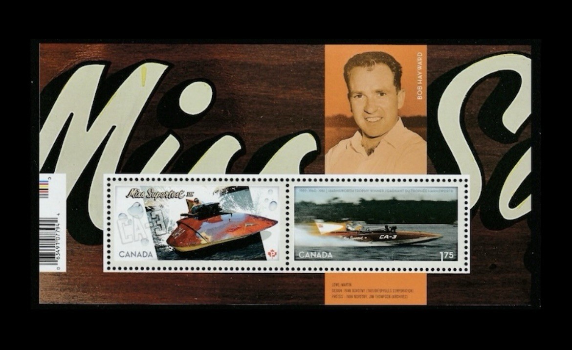 Canada MNH #2486 Miss Supertest Souvenir Sheet Of 2 Stamps - 2011