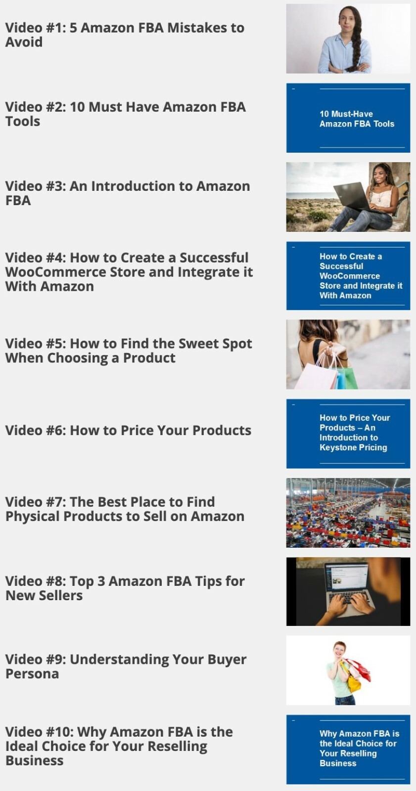AMAZON FBA SUCCESS Gold 10 Part Step By Step Videos Upgrade Package Business (CD