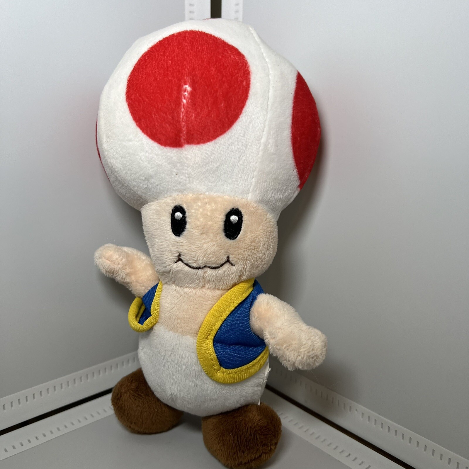 2017 Nintendo Super Mario Kart Toad Mushroom Plush Stuffed Animal Toy 8'' Free S