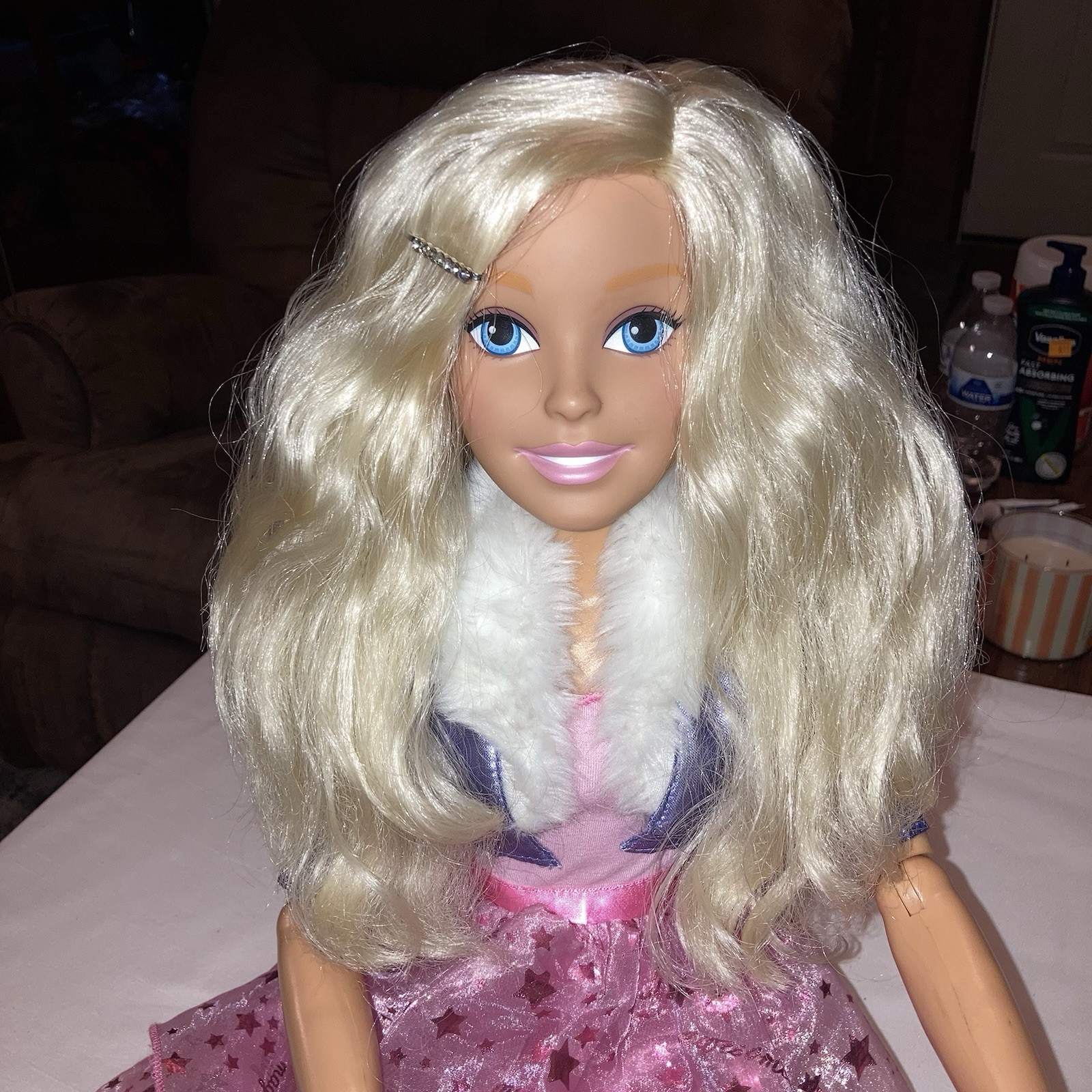 Barbie 28" My Size Just Play Jointed Posable Doll Mattel Cleaned Hair & Outfit!