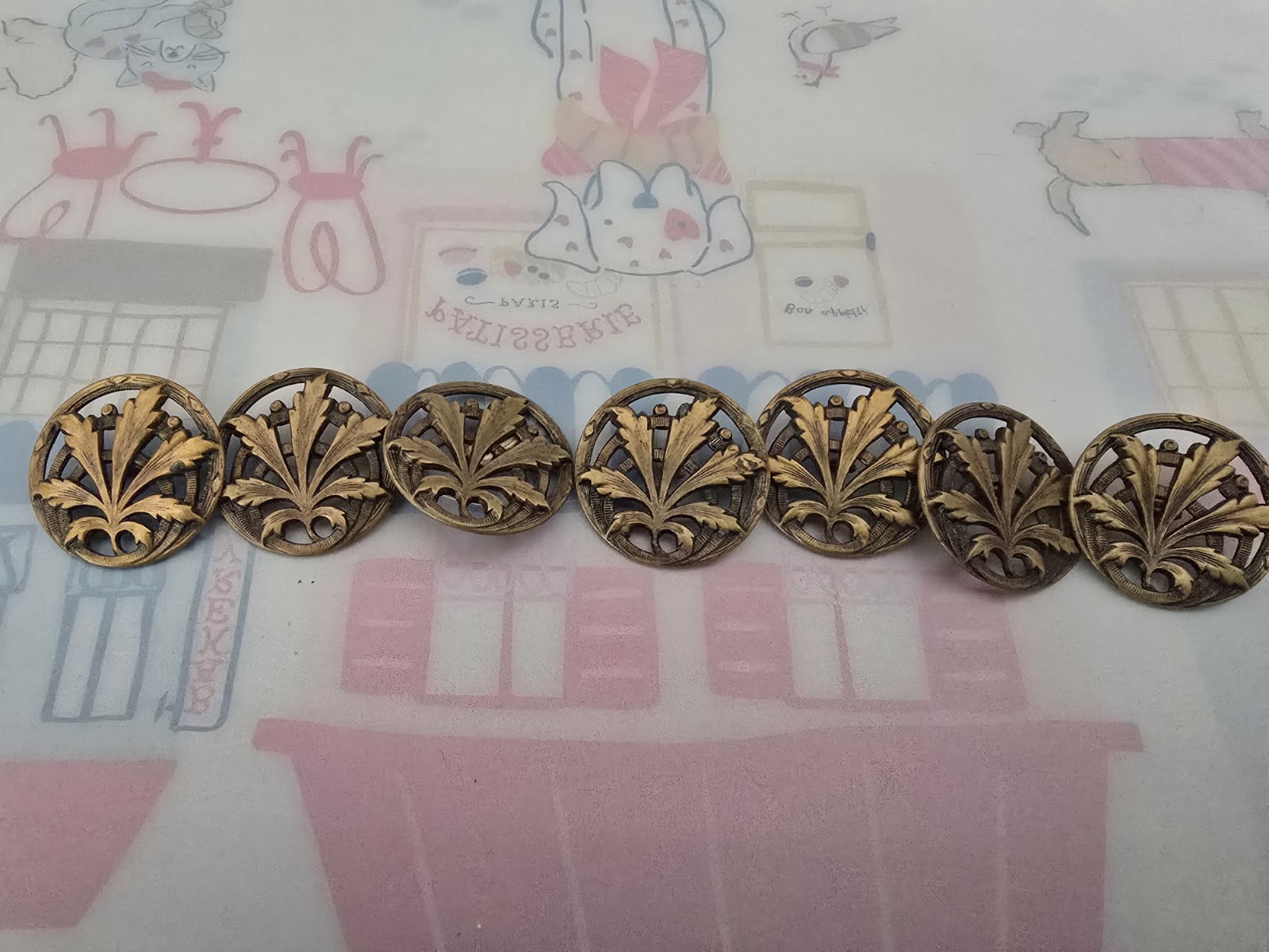 Vintage Brass Buttons
