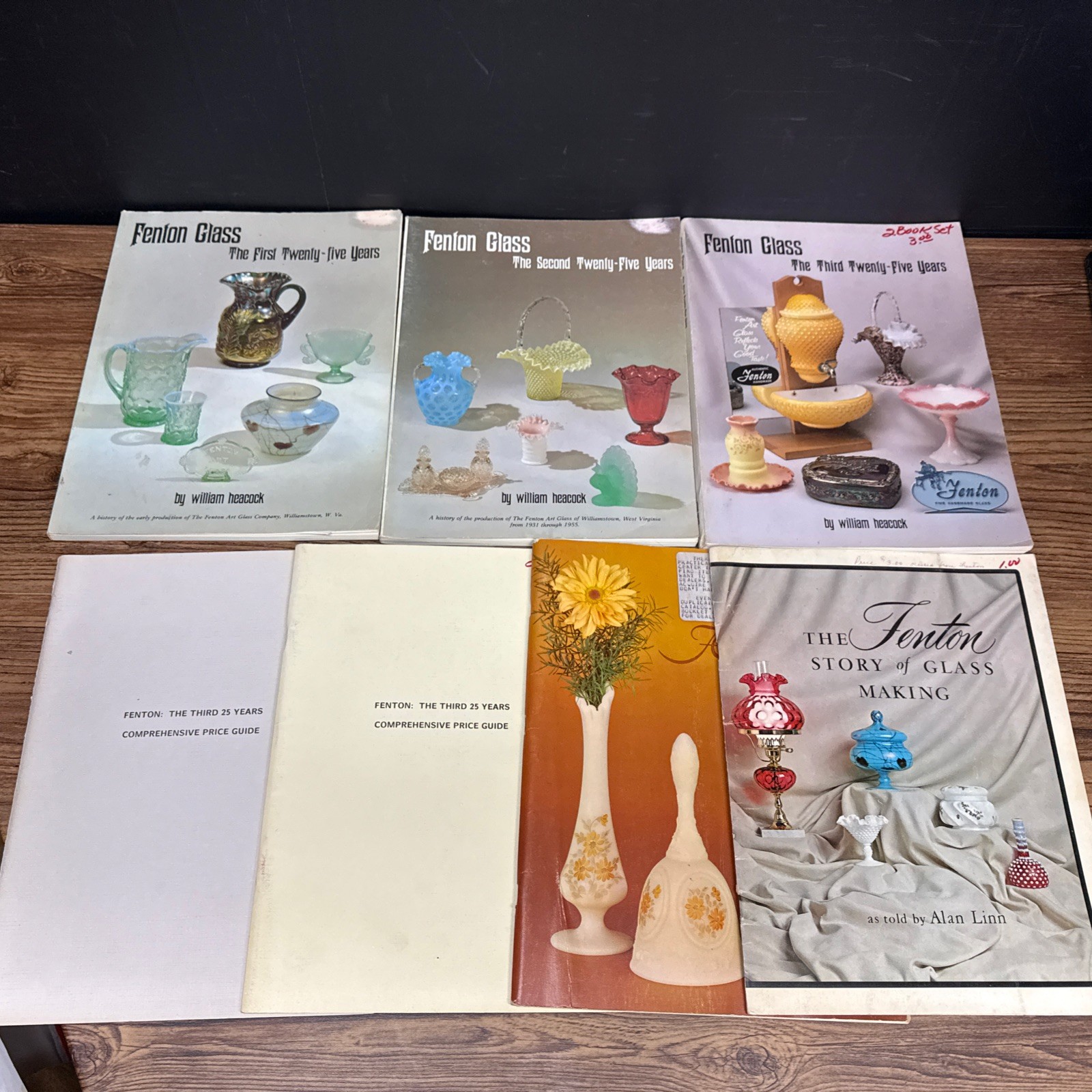 Fenton Glass Books: The 1st 25 Years, 2nd 25 Years, 3rd 25 Years + 4 More