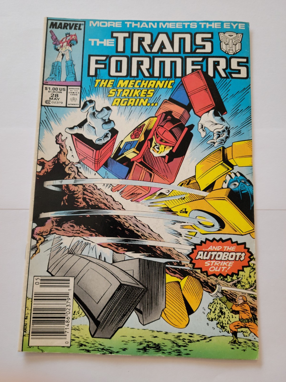 The Transformers Comic More Than Meets the Eye 1985 Vol. 1 No. 28 Marvel