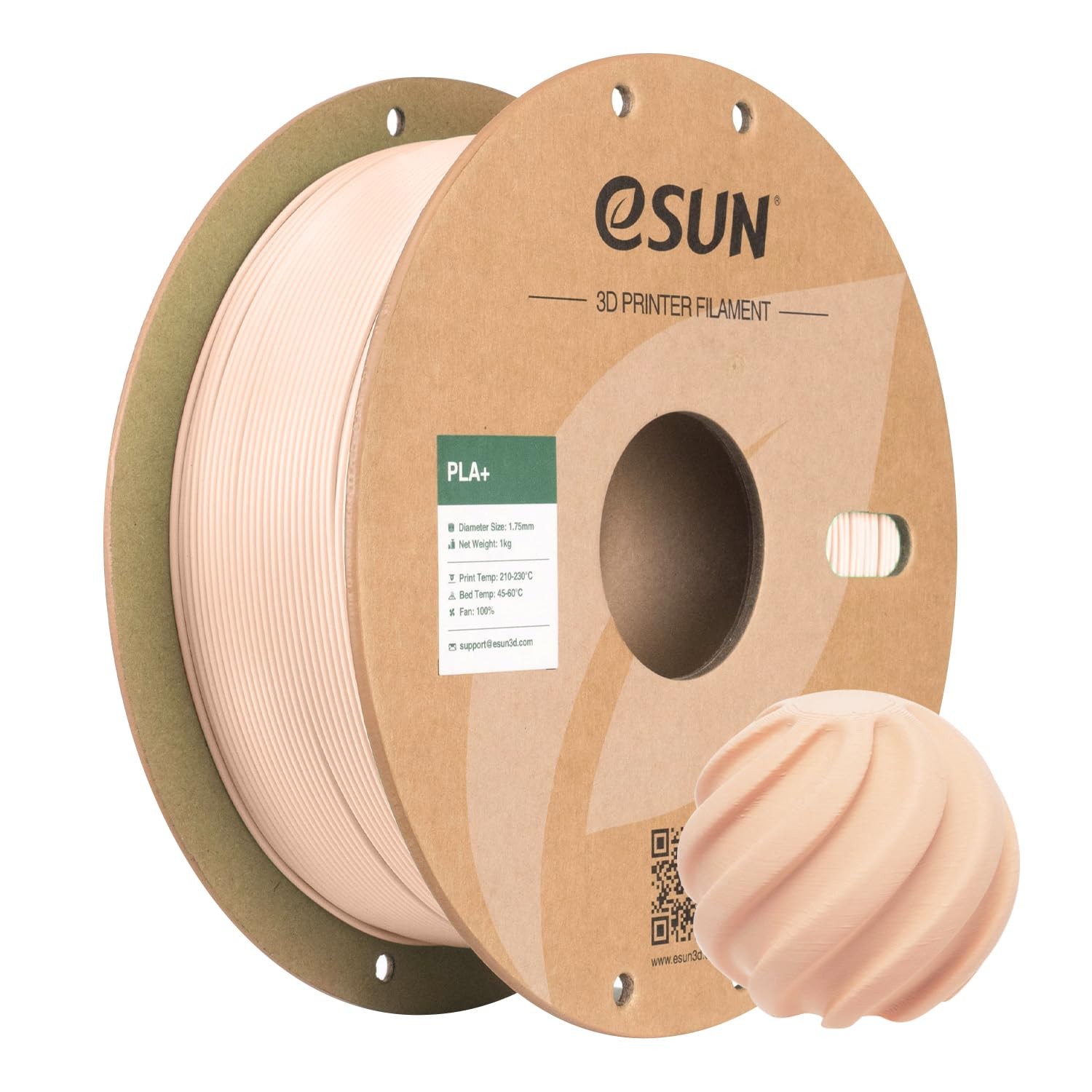 PLA+ Filament 1.75mm 1KG eSUN Printer Plus Dimensional Accuracy 0.03mm Spool