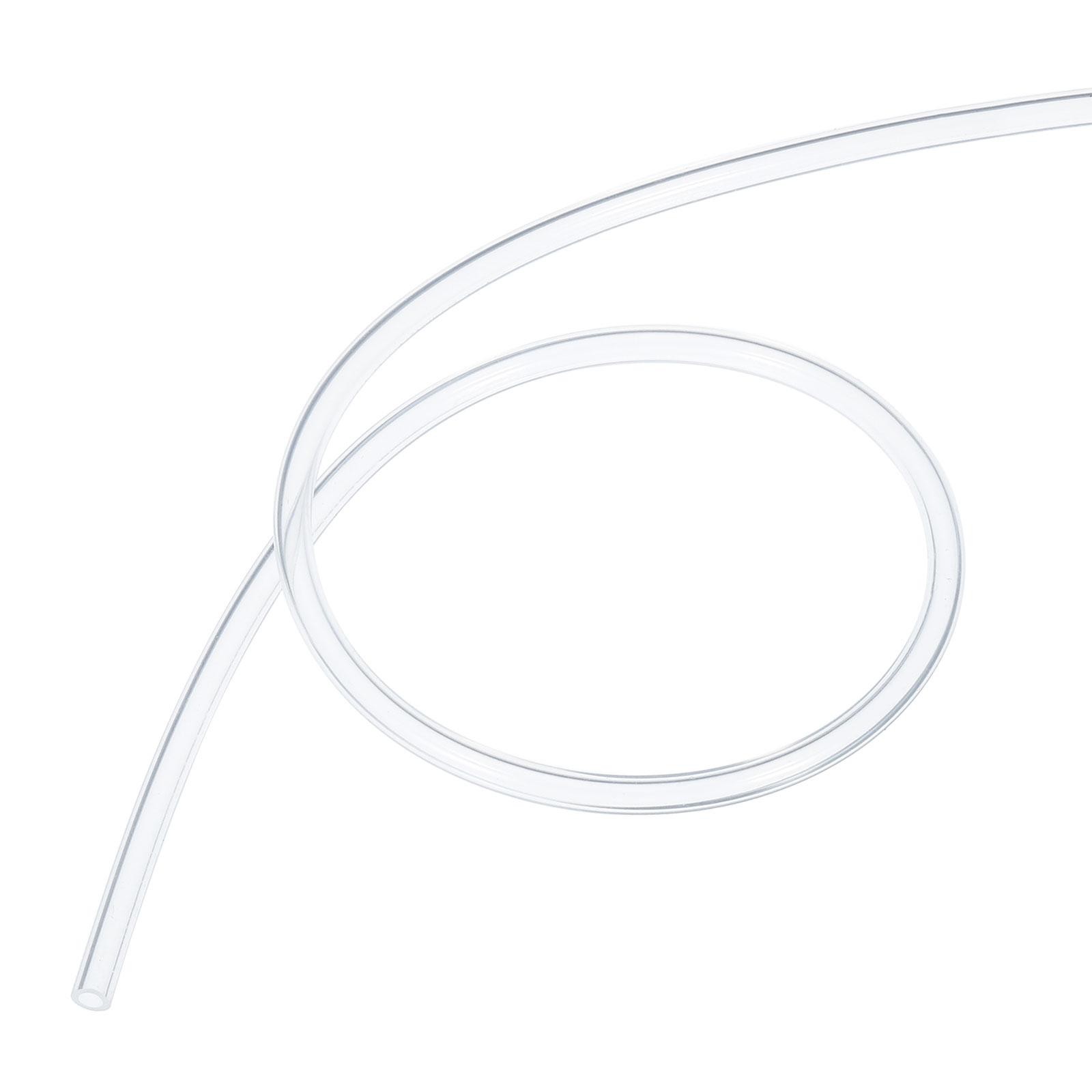 Silicone Tubing, Water Transfer Great for Pump(Clear, 3x5mm IDxOD, 5m)