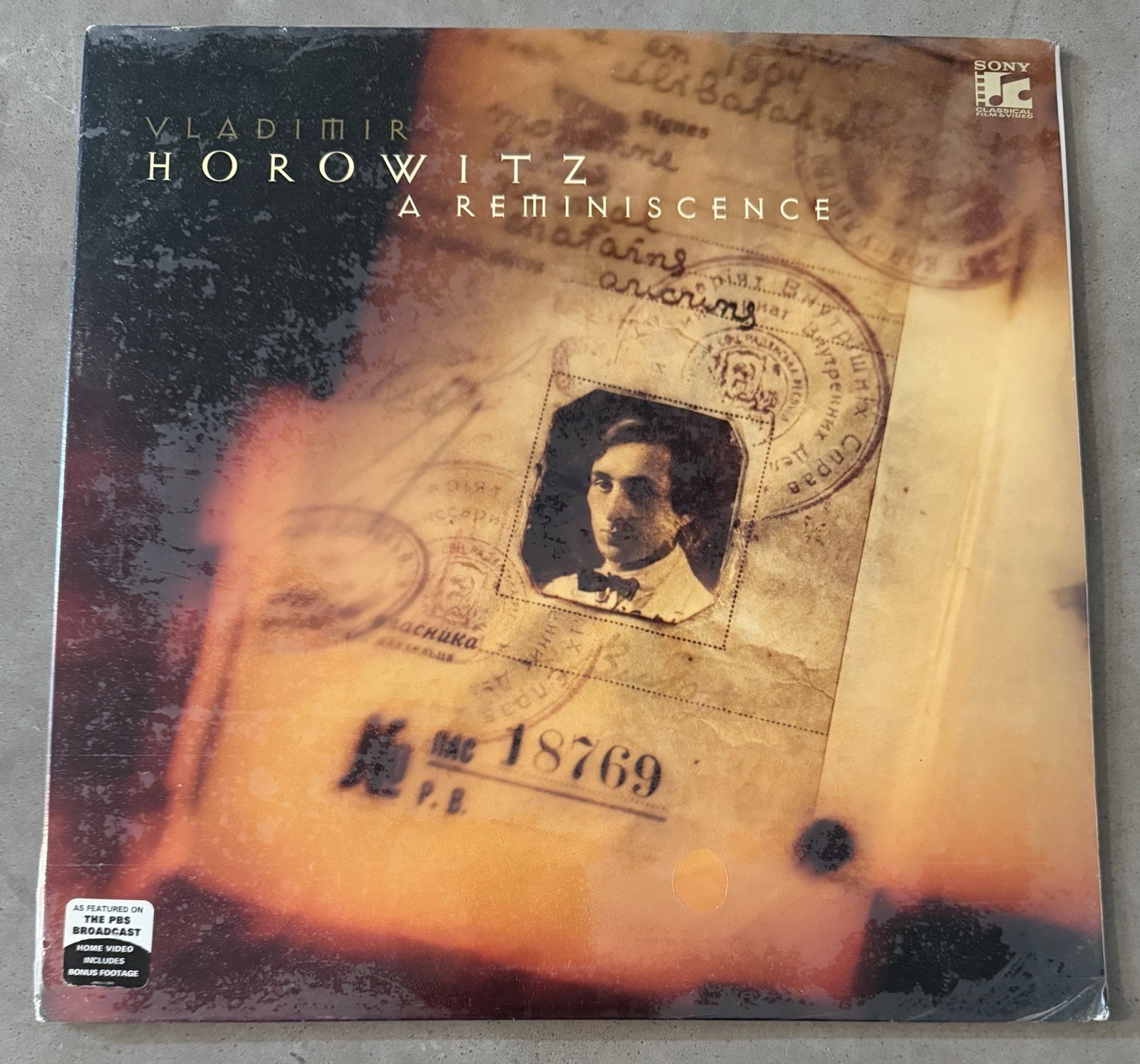 Vladimir Horowitz: A Reminiscence LD – Austria Mfg - Sony Classical SEALED