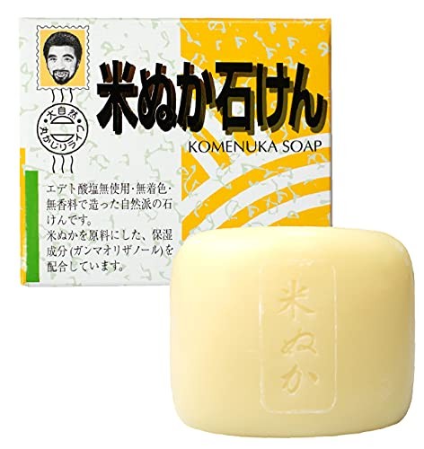 [Set of 12] Rice bran soap Yonekichi 80g x 12 Additive-free