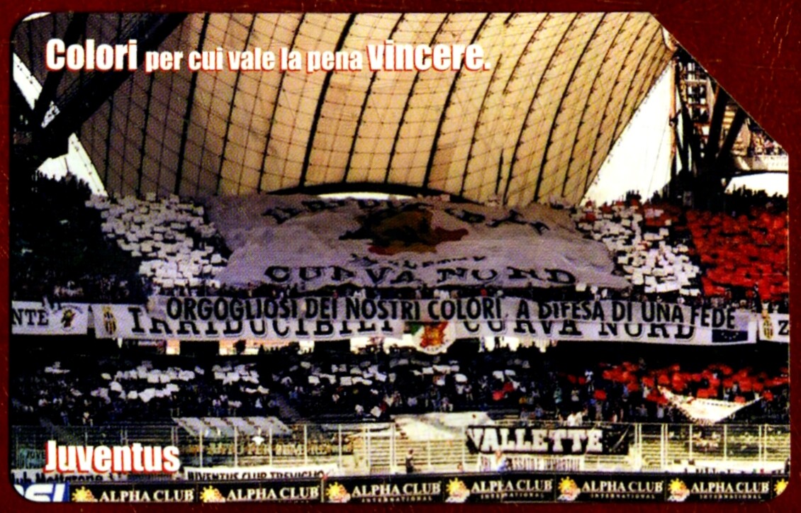 G 1479 C&C 3543 Used Phone Card Vote For Juventus Curve