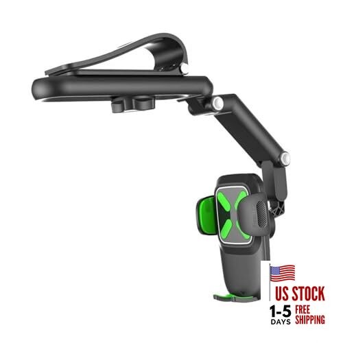 Sun Visor Phone Holder, 360° Adjustable Phone Holder for Car, 1 Pack Green #2