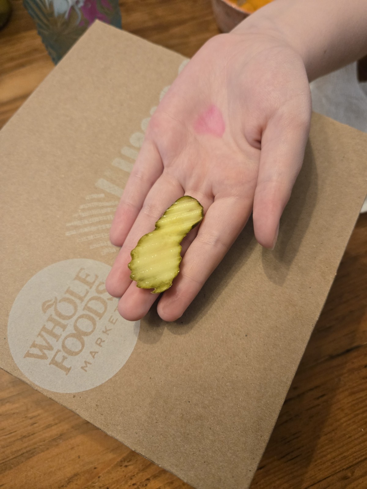 pickle shaped pickle chip - kosher