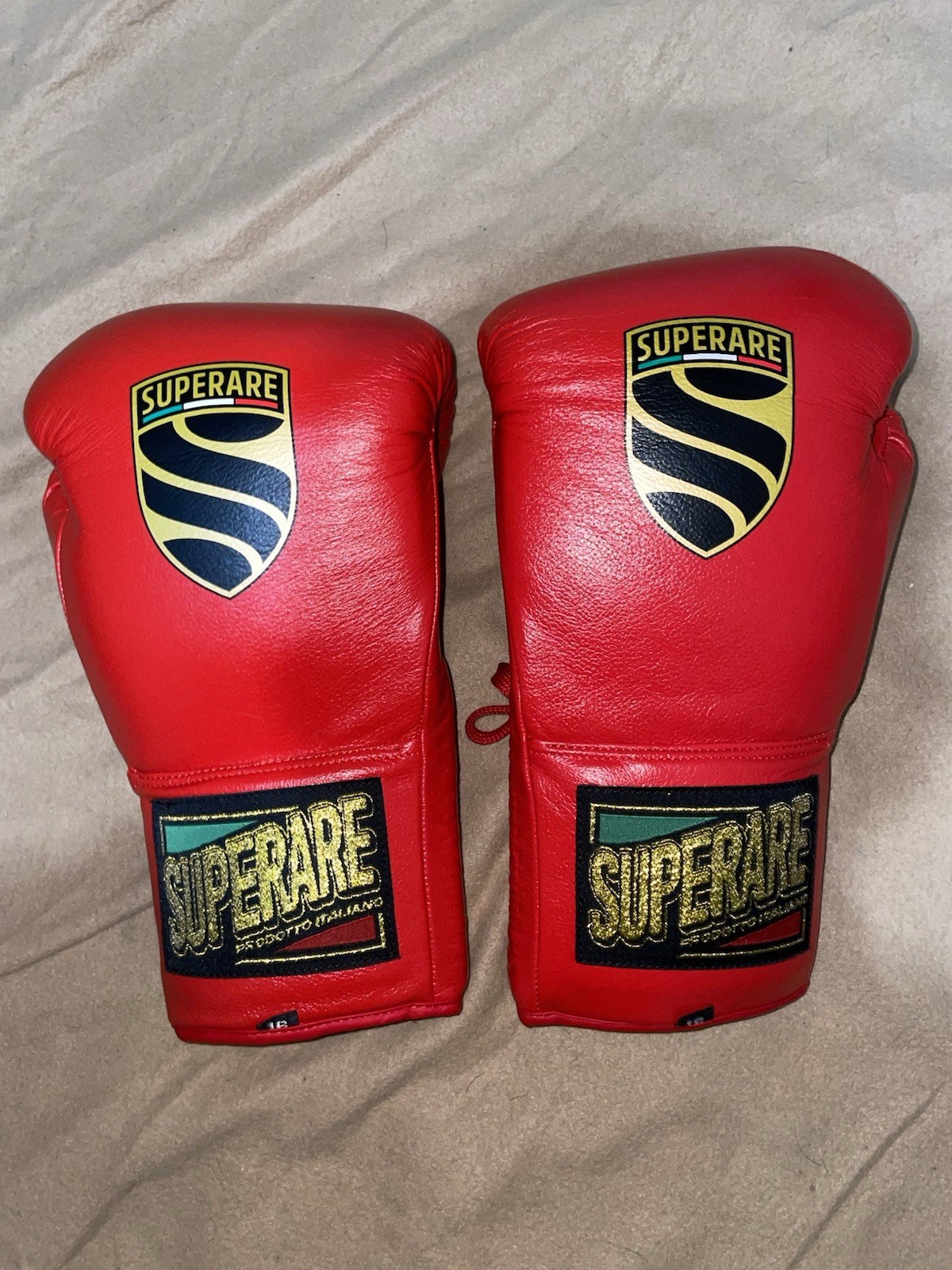 superare 16oz S40 Italian Handmade Lace Boxing Gloves  Winning Rival Cleto Reyes