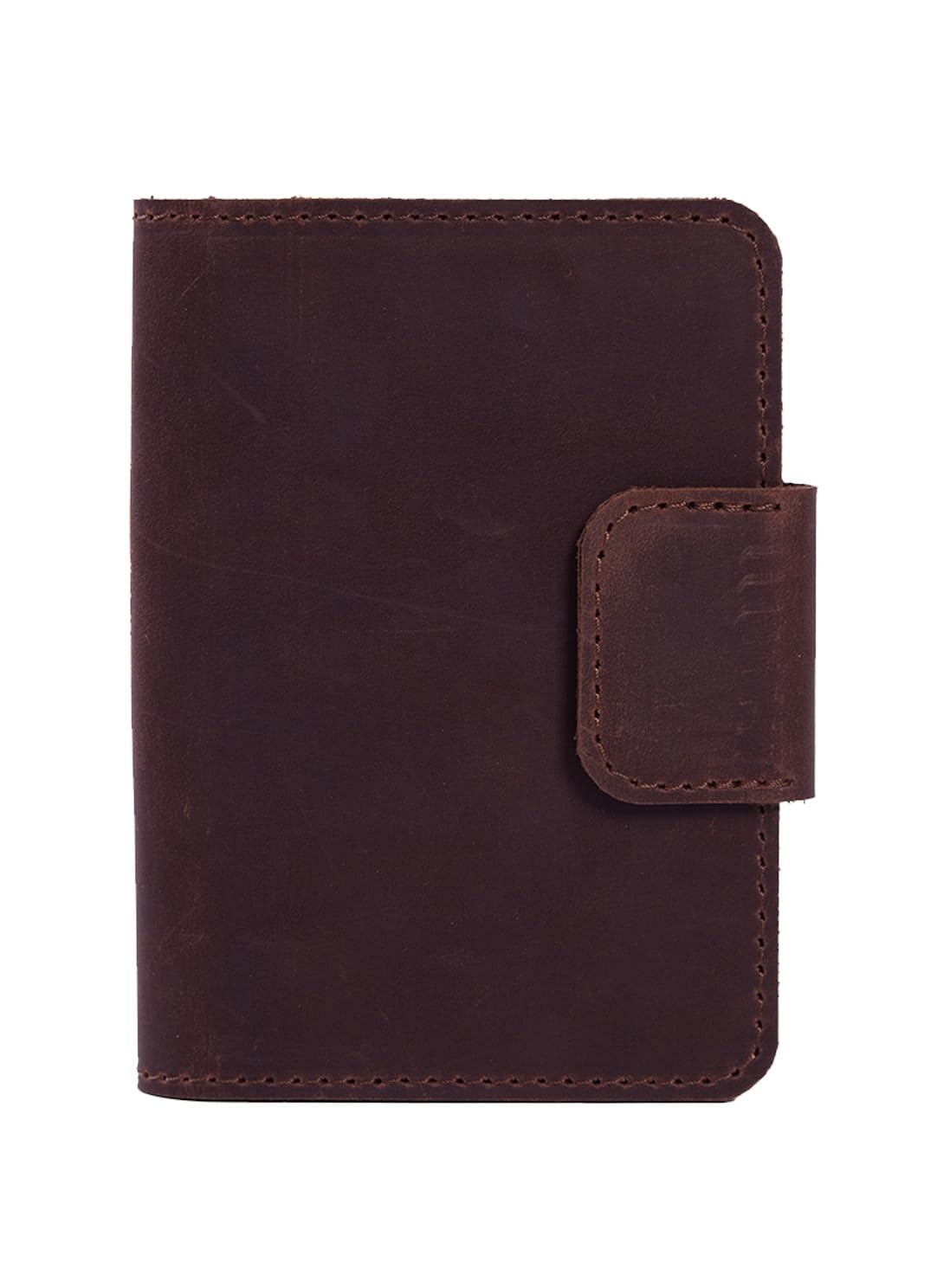 Brown Leather Passport Holder for Travel Men - Passport Wallets Compatible wi...
