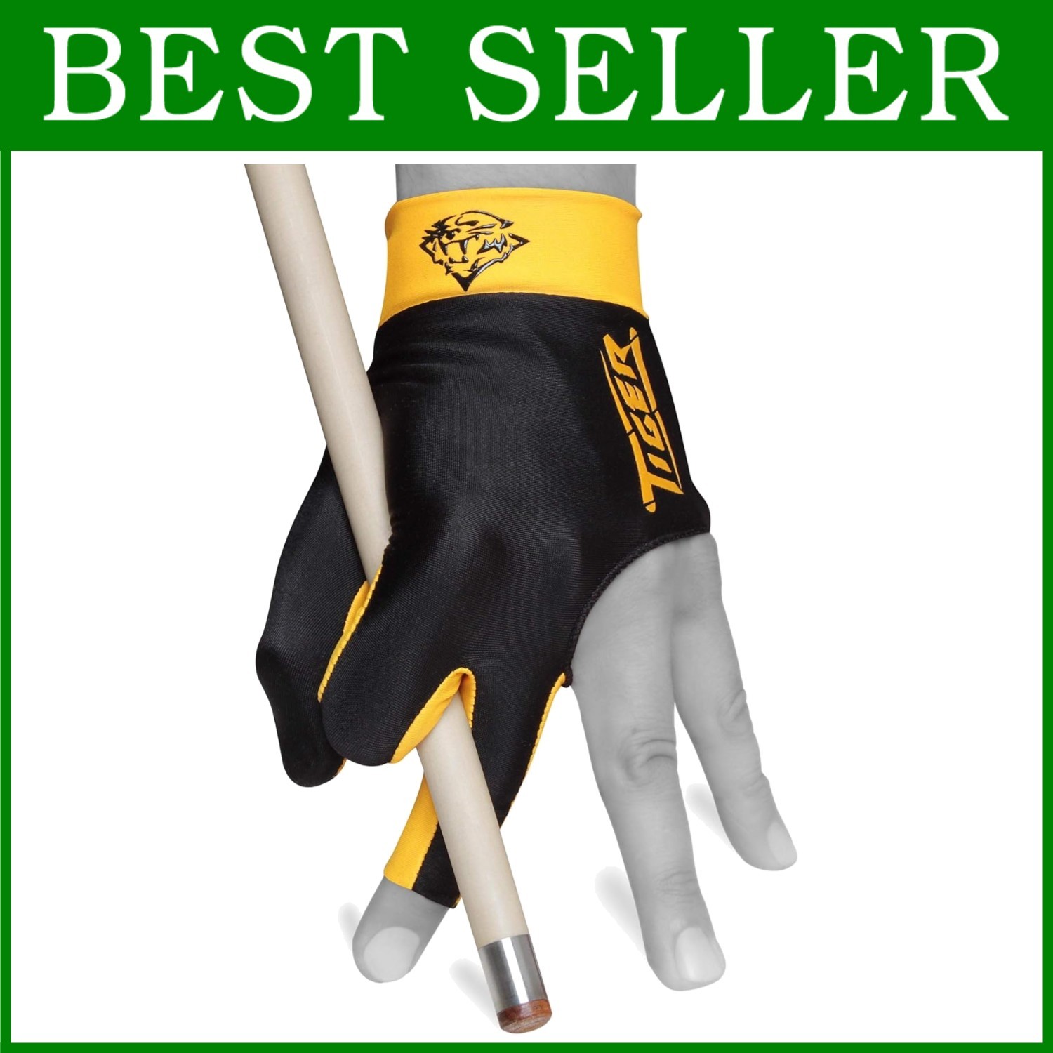 Tiger Billiard Pool Cue Glove - Left Hand Player