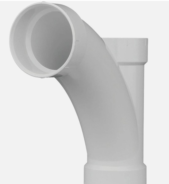Charlotte Pipe 4 In. Tee-Wye DWV PVC Tee PVC 00501  1200HA Charlotte Pipe PVC