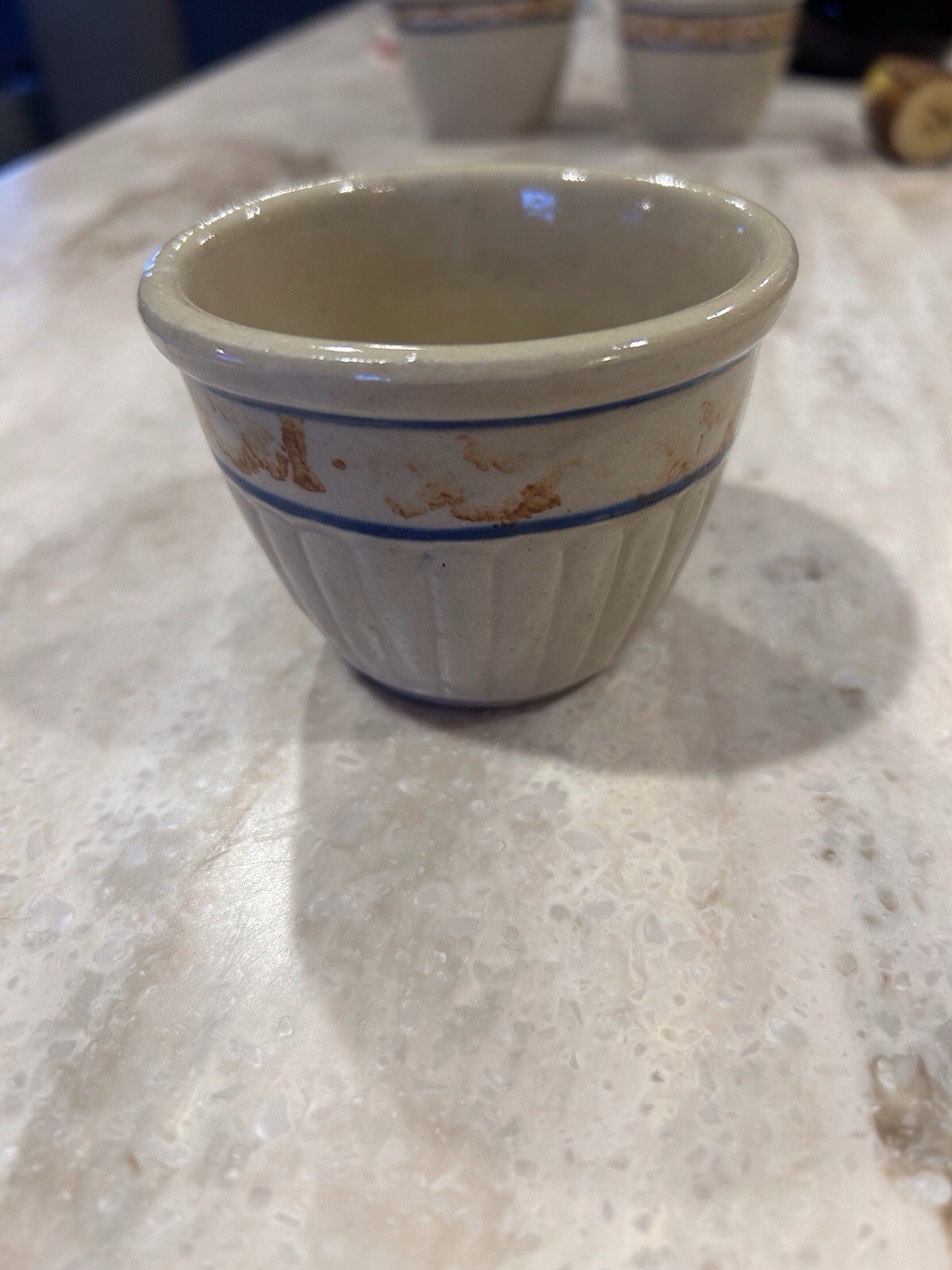 Red Wing Stoneware Sponge and Custard Cup