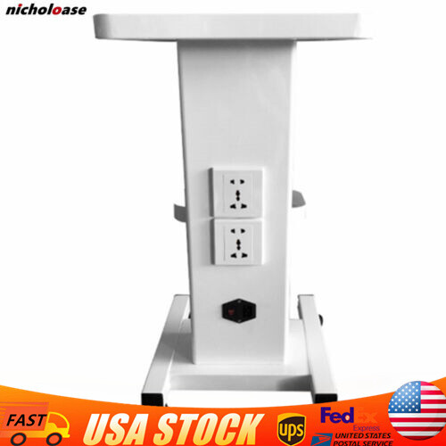 3 Tiers Medical Trolley Steel Mobile Cart Lab Dental Spa Salon Equipment 110 V