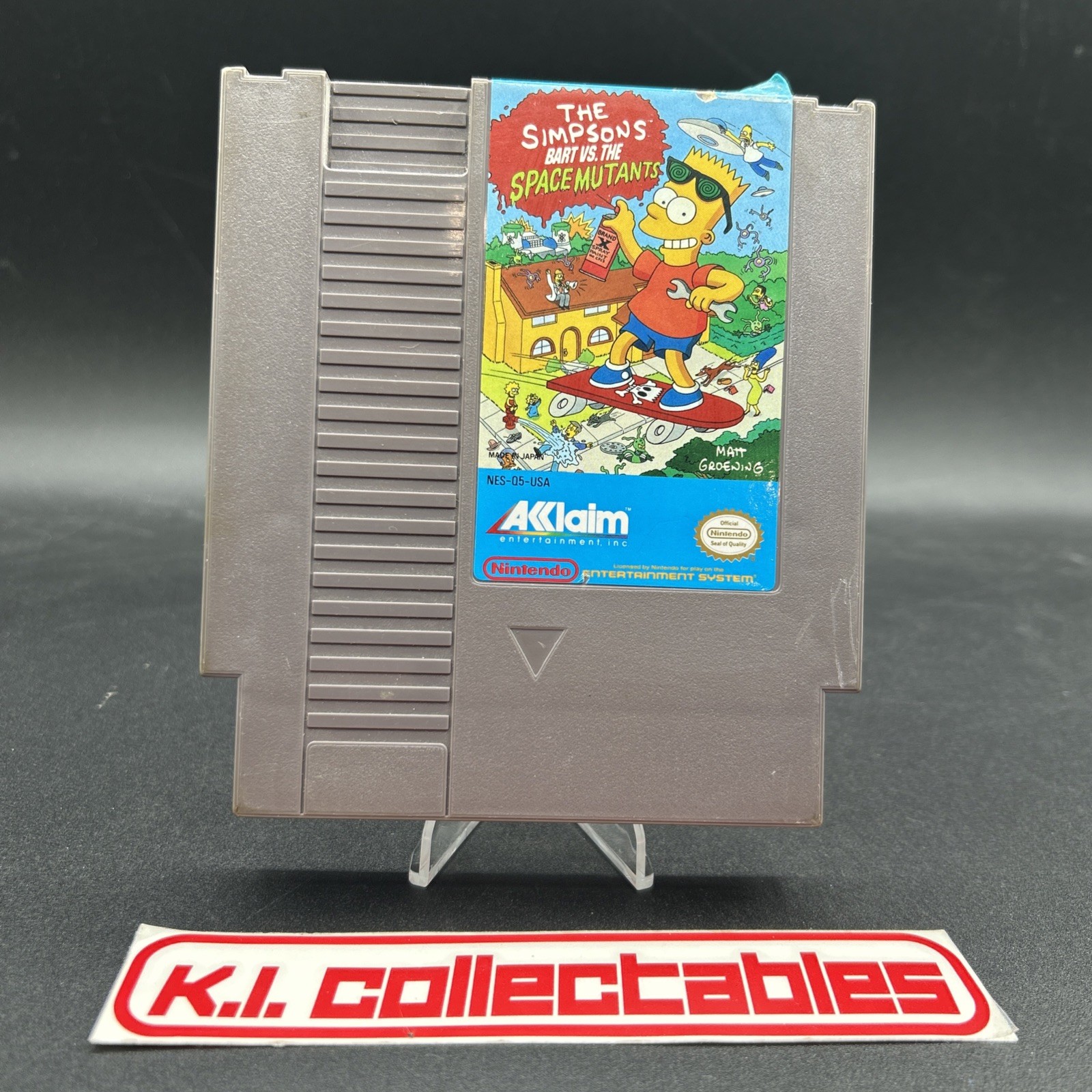 Nintendo NES The Simpsons Bart vs. Space Mutants - Authentic