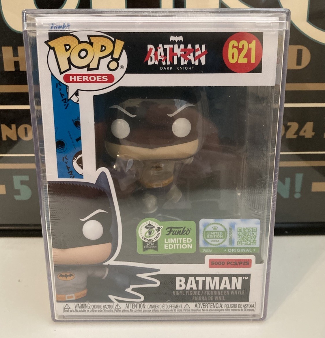 Funko Pop ECCC Con Sticker Batman LE 5,000 Pcs In Hand