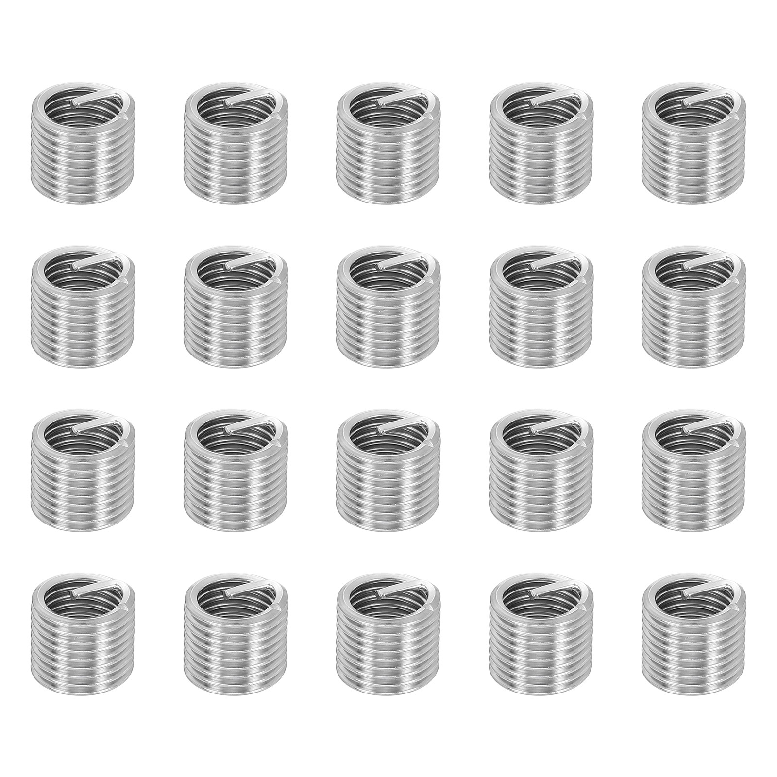 50pcs Wire Thread Inserts M12 x 1.75 x 1.5D Metric Helical Threaded Sleeve