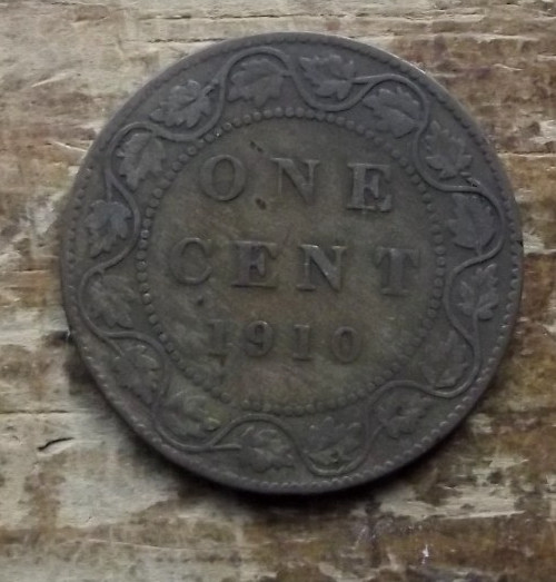 1910 CANADIAN KING EDWARD BIG PENNY LOT 6-K