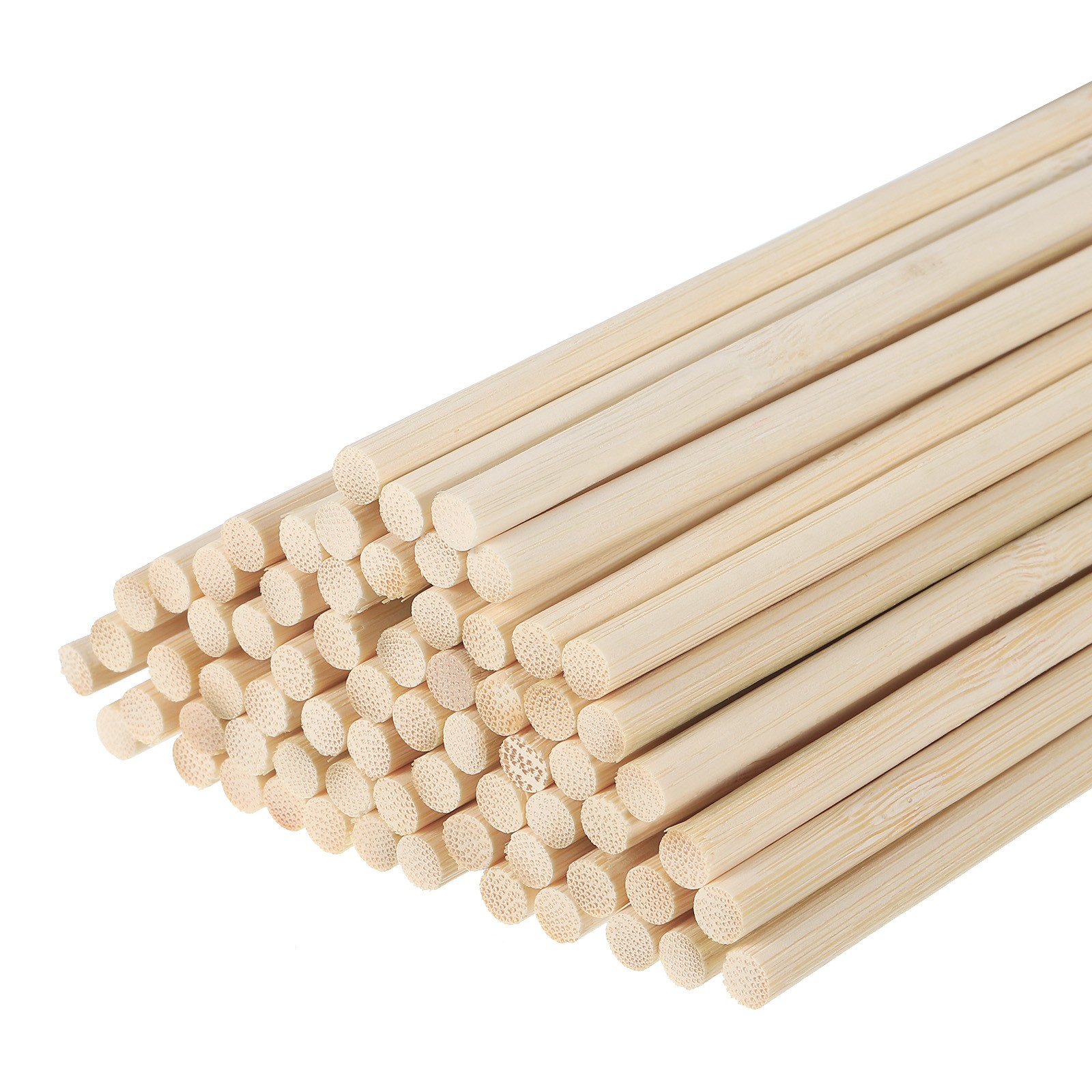 Wooden Dowel Rods,30cm/12" Round Dowel Rod,5mm/0.2" Stick,200 Pack