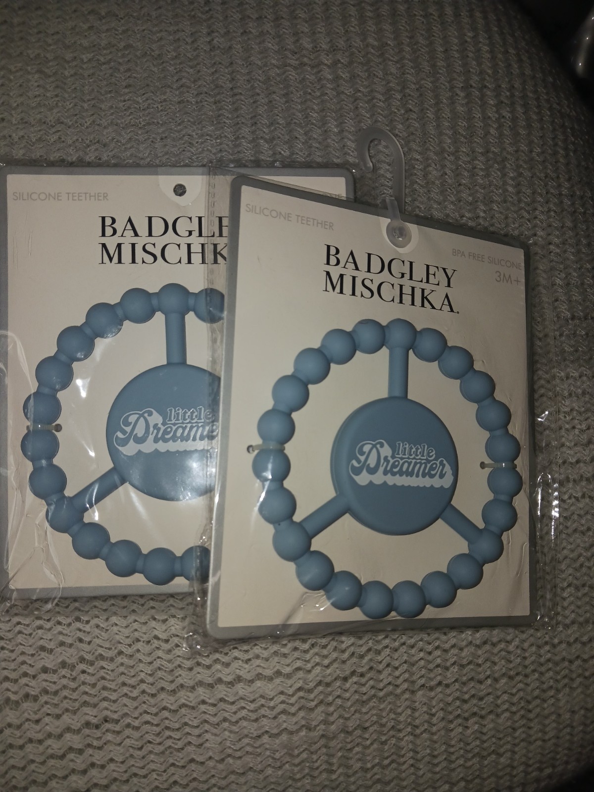 Teethers BPA Free Silicone. Badley Mischka. LITTLE DREAMER. Lot Of 2. New