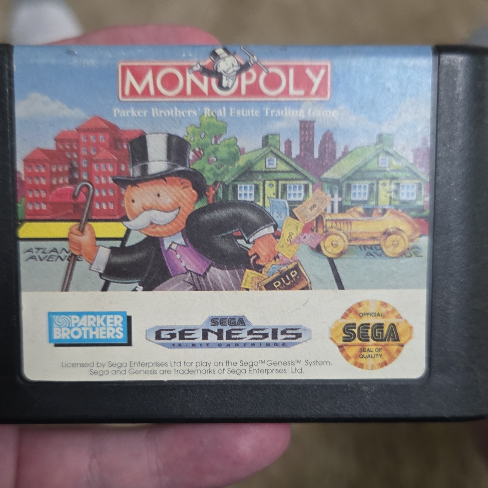 Parker Brothers Monopoly Sega Genesis NTSC-U/C Board Games