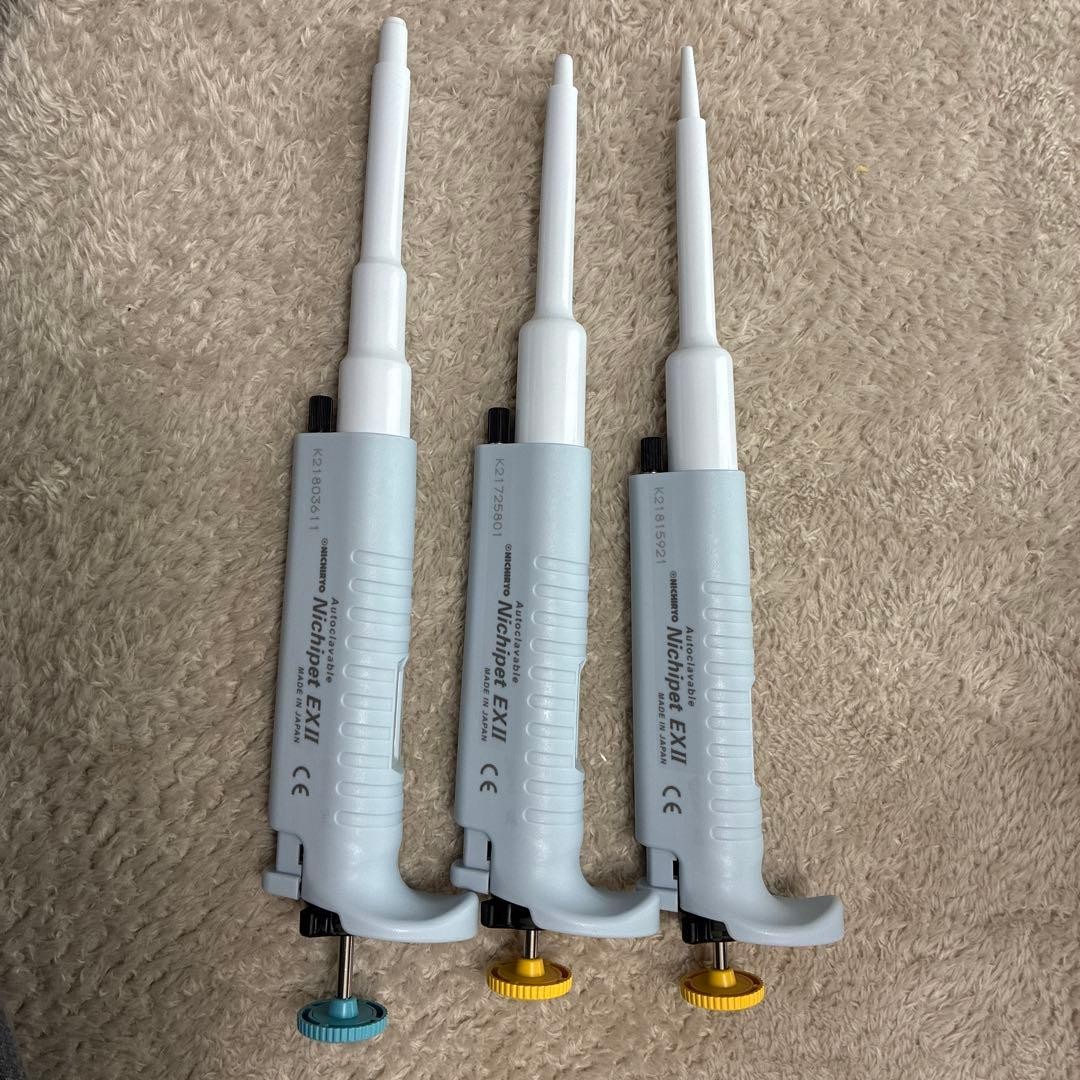 NICHIRYO Digital Micropipette 2-20ul 20-200ul 100-1000ul Set