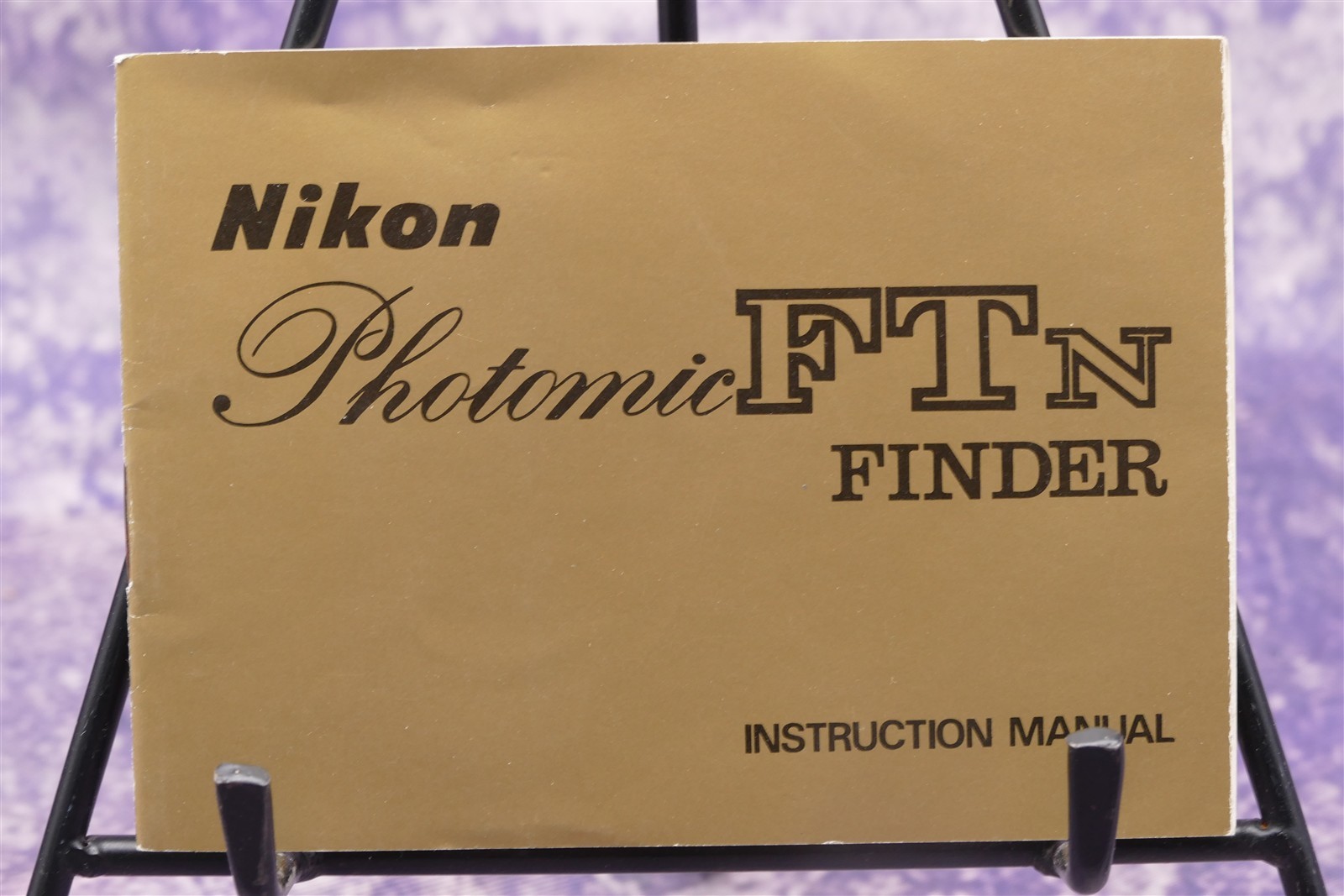 Genuine Nikon Photomic FTn Finder English Instruction Manual Printed in1970 