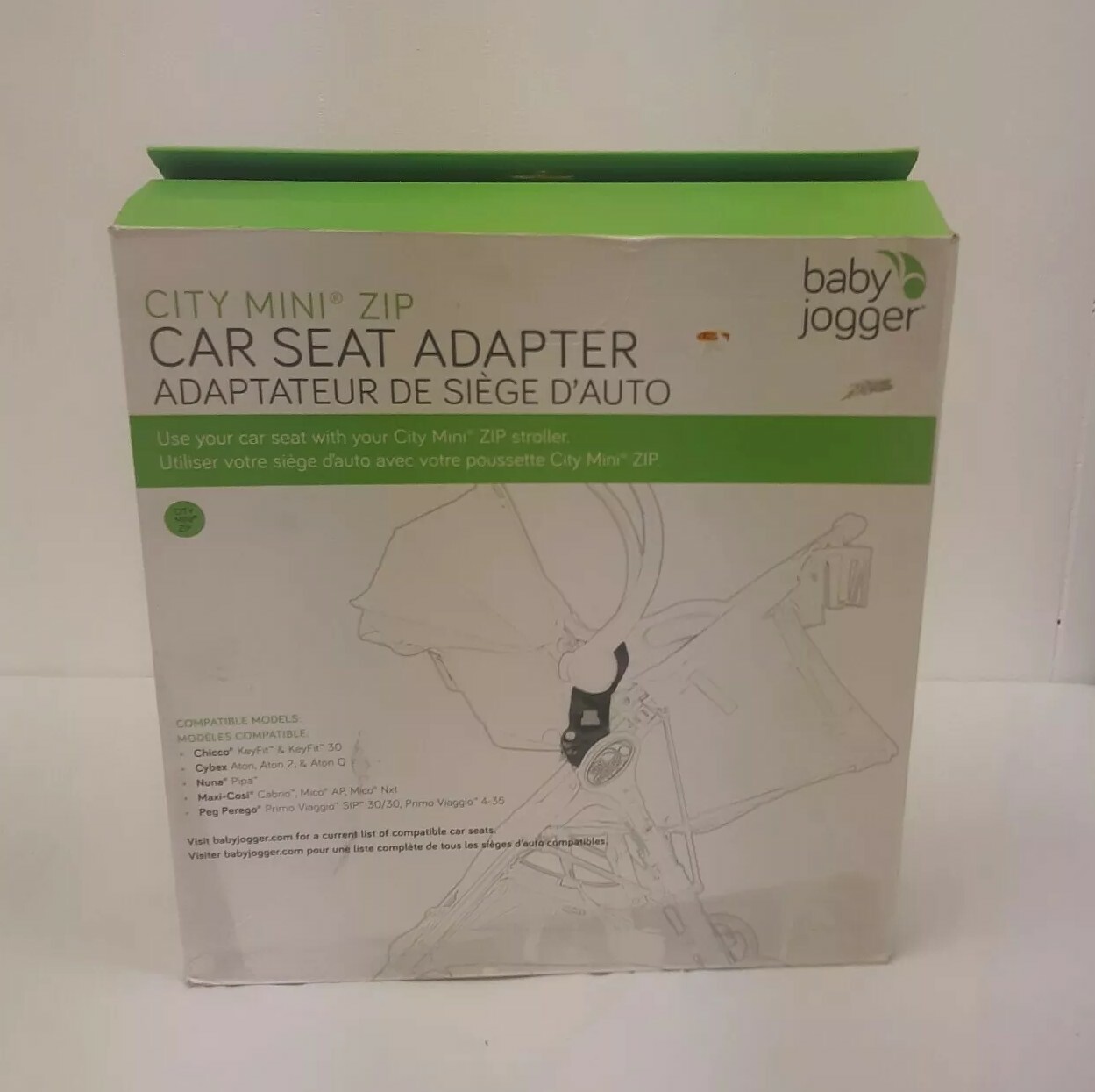 Baby Jogger City Mini Zip Car Seat Adapter Graco Click Connect Black BJ92325 
