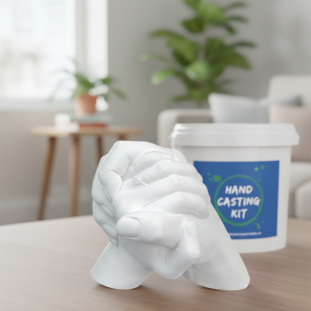 Waterproof Hand Mold Casting Kit for Couples - Capture Precious Moments Together